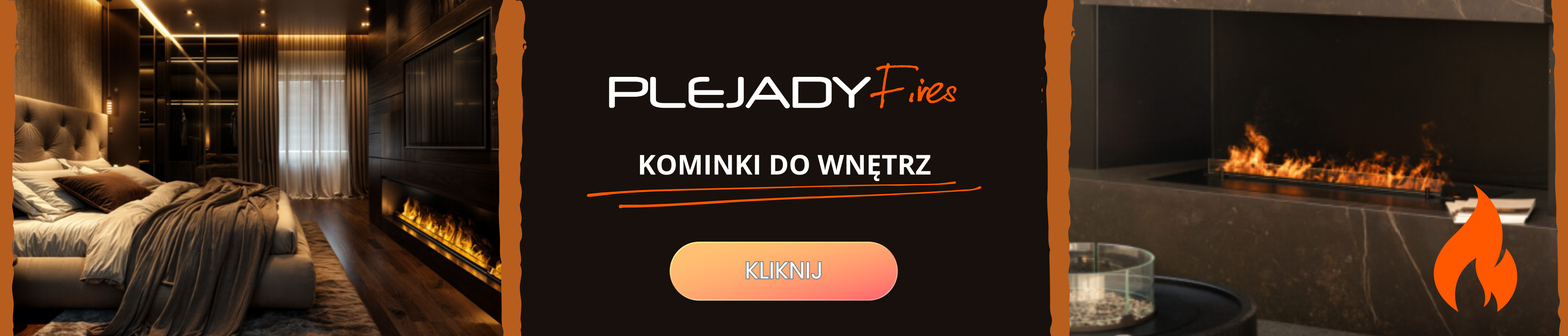 kominki do wnętrz planika